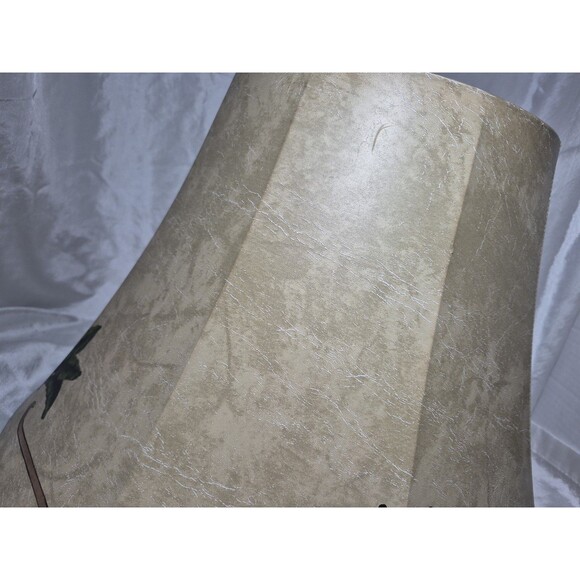 Springcrest Palm Leaf Faux Leather Lamp Shade 9X18x13 - Picture 5 of 16